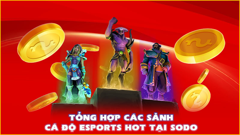 tổng hợp các sảnh cá độ esports hot tại sodo